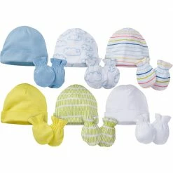 Onesies® Brand 12-Piece Baby Neutral Cap And Mitten Set