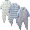 Gerber® 3-Pack Boys Bear Organic Sleep N' Play BabyPreemie - 24M