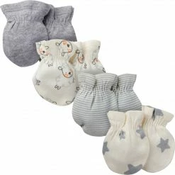Gerber® 8-Piece Neutral Sheep Organic Cap And Mitten Set BabyPreemie - 24M