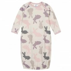 Gerber® BabyPreemie - 24M 3-Piece Baby Girls Bunny Gown, Cap And Blanket Gift Set