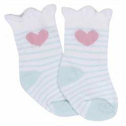 Gerber® 8-Pack Girl's Princess Wiggle Proof® Jersey Crew Socks BabyPreemie - 24M