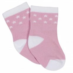 Gerber® 8-Pack Girl's Princess Wiggle Proof® Jersey Crew Socks BabyPreemie - 24M