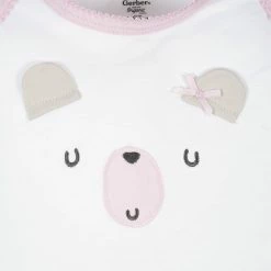 Gerber® 4-Piece Organic Baby Girls Bear Gift Set