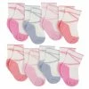 Gerber® BabyPreemie - 24M 8-Pack Baby Girls Ballerina Wiggle Proof® Socks