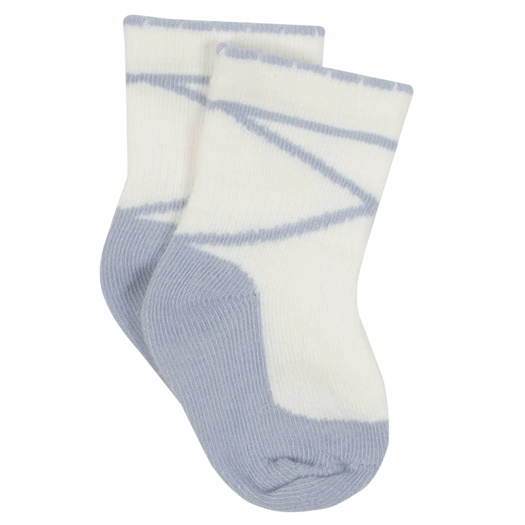 Best Sale ⭐ Gerber® BabyPreemie - 24M 8-Pack Baby 👧 Girls Ballerina Wiggle Proof® 🧦 Socks 👍 3 Gerber® BabyPreemie - 24M 8-Pack Baby Girls Ballerina Wiggle Proof® Socks