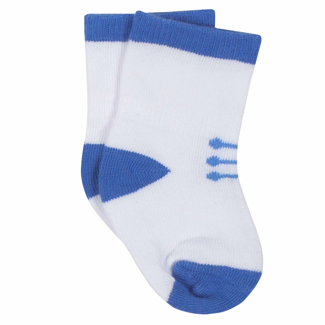 Coupon 🧨 Gerber® 8-Pack Baby Boy's Laces Wiggle Proof® 🧦 Socks 🥰 2 Gerber® 8-Pack Baby Boy's Laces Wiggle Proof® Socks