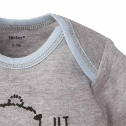 Gerber® 5-Pack Baby Boys Bear Short Sleeve Onesies® Bodysuits