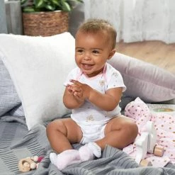 Gerber® 5-Pack Baby Girls Princess Castle Short Sleeve Onesies® Bodysuits