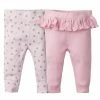 Gerber® BabyPreemie - 24M 2-Pack Baby Girls Princess Castle Active Pants