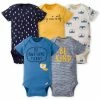 Gerber® 5-Pack Baby Boys Fox Short Sleeve Onesies® Bodysuits