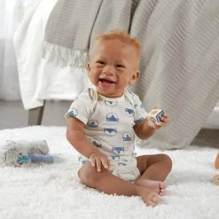 Gerber® 8-pack Baby Boys' Fox Short Sleeve Onesies® Bodysuits BabyPreemie - 24M