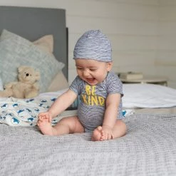 Gerber® 5-Pack Baby Boys Fox Short Sleeve Onesies® Bodysuits