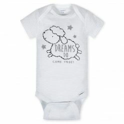 Gerber® 8-pack Baby Neutral Sheep Short Sleeve Onesies® Bodysuits BabyPreemie - 24M