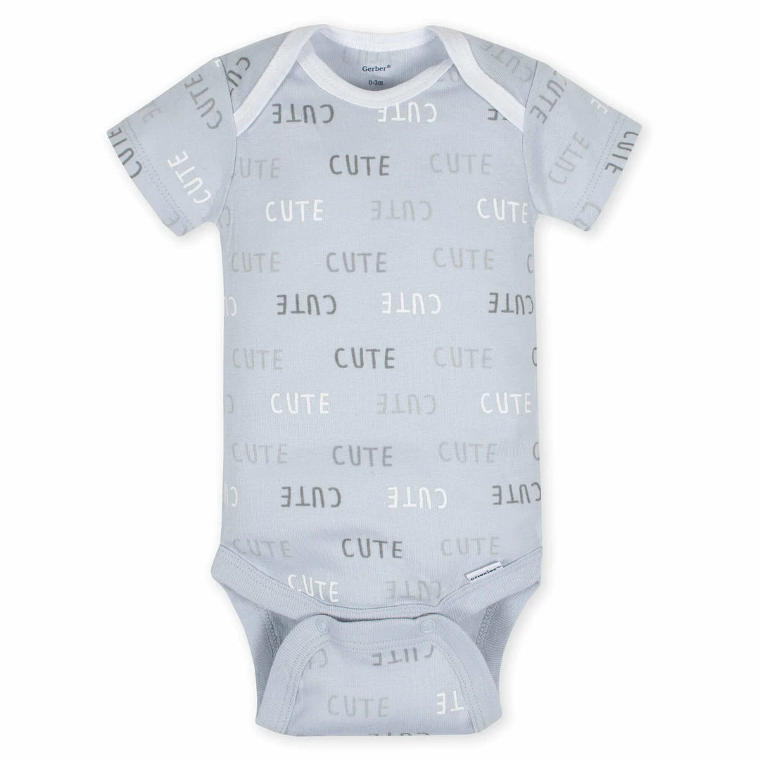 New 🔔 Gerber® 5-Pack Baby Neutral Lamb Short Sleeve Onesies® Bodysuits 🧨 4 Gerber® 5-Pack Baby Neutral Lamb Short Sleeve Onesies® Bodysuits
