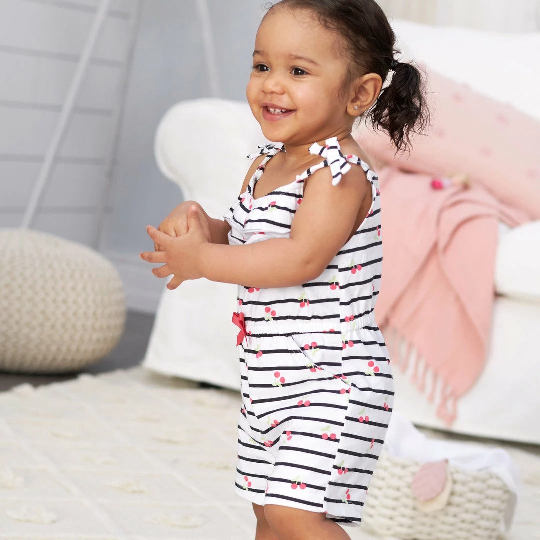 Best reviews of 🌟 Gerber® See What's New 2-Pack Baby & Toddler 👧 Girls Cherry Kisses Rompers 🌟 2 Gerber® See What's New 2-Pack Baby & Toddler Girls Cherry Kisses Rompers