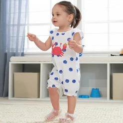 Gerber® 2-Pack Baby & Toddler Girls Vacation Vibes Rompers