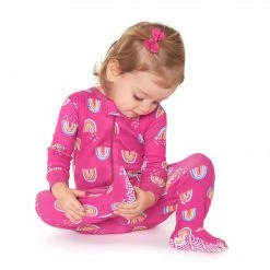 Wholesale 👏 Gerber® 4-Pack Baby & Toddler 👧 Girls Dreams & Rainbows Snug Fit Footed Cotton Pajamas BabyPreemie - 24M 🛒 19 Gerber® 4-Pack Baby & Toddler Girls Dreams & Rainbows Snug Fit Footed Cotton Pajamas BabyPreemie - 24M