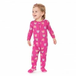 Gerber® 4-Pack Baby & Toddler Girls Dreams & Rainbows Snug Fit Footed Cotton Pajamas BabyPreemie - 24M