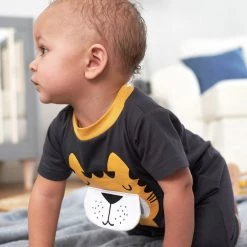 Buy 😉 Gerber® See What's New 2-Pack Baby Boys Wild At Heart Tiger Rompers ✔️ 9 Gerber® See What's New 2-Pack Baby Boys Wild At Heart Tiger Rompers