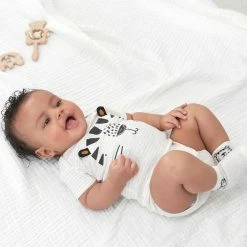 Gerber® BabyPreemie - 24M 8-Pack Baby Boys Tiger Short Sleeve Onesies® Bodysuits