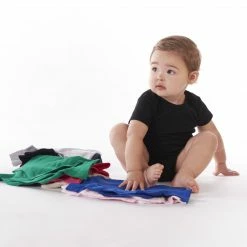 Gerber® BabyPreemie - 24M 5-Pack Baby Black Premium Onesies® Bodysuits