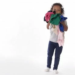 Gerber® BabyPreemie - 24M 5-Pack Baby & Toddler Heather Grey Premium Short Sleeve Tees