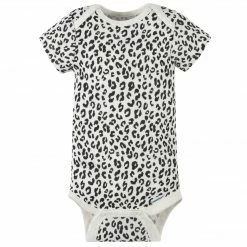 Gerber® 8-Pack Baby Girls Leopard Short Sleeve Onesies® Bodysuits BabyPreemie - 24M