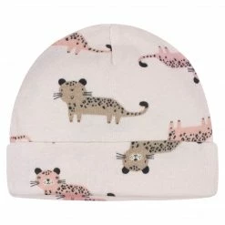 Gerber® 18-Piece Baby Girls Leopard Onesies® Bodysuit, Mitten, Cap, & Sock Set BabyPreemie - 24M