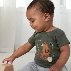 Gerber® BabyPreemie - 24M 6-Piece Baby Boys Bear Onesies® Bodysuit And Sleep 'N Play Set