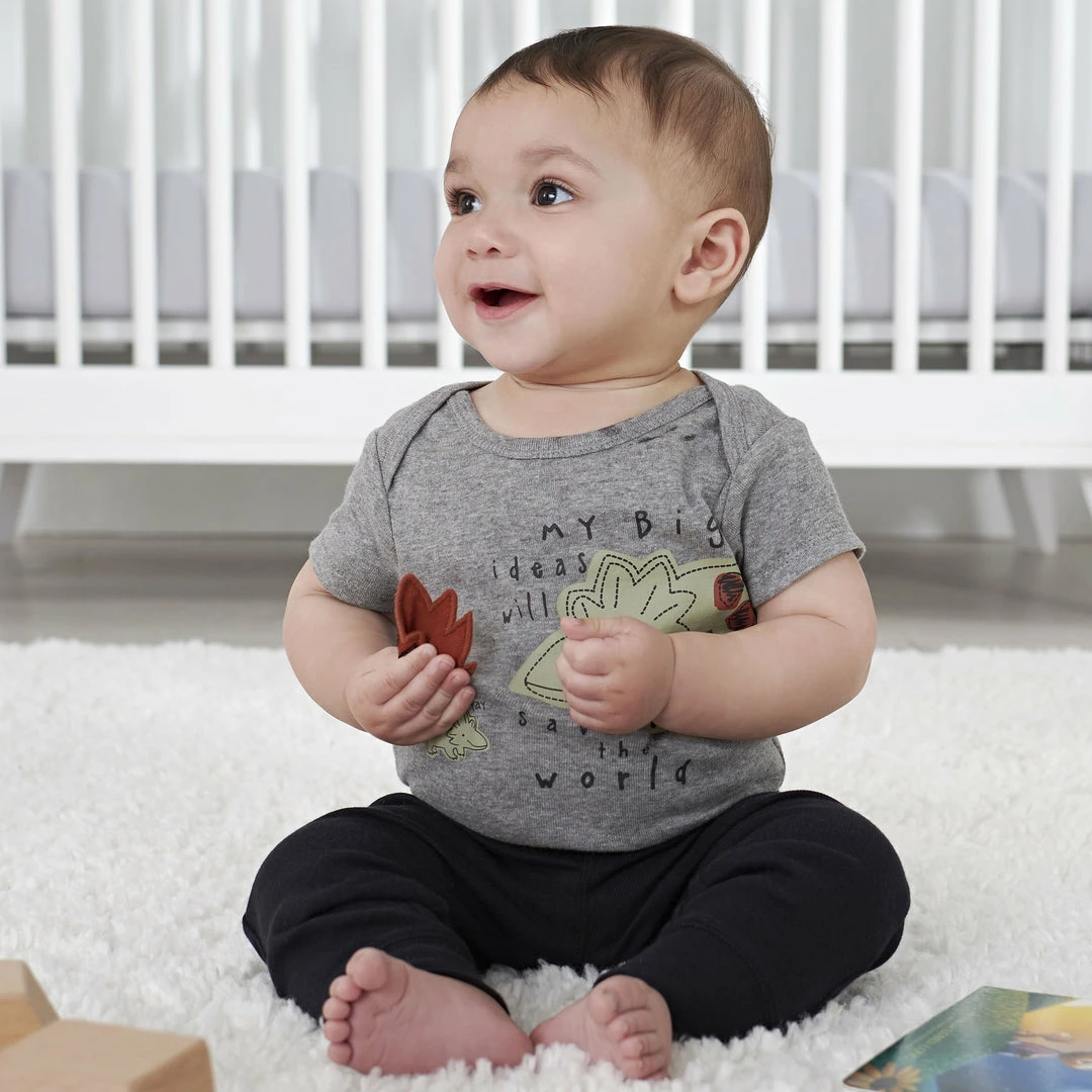 Flash Sale 🔔 Gerber® 4-Pack Baby Boys Dino Short Sleeve Onesies® Bodysuits 🛒 2 Gerber® 4-Pack Baby Boys Dino Short Sleeve Onesies® Bodysuits