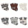 Gerber® BabyPreemie - 24M 6-Pack Baby Boys Dino Wiggle Proof® Jersey Crew Socks