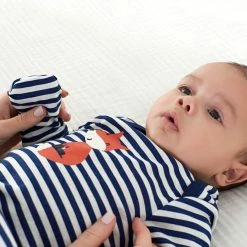 Gerber® 2-Pack Baby Boys Fox Gowns