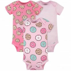Gerber® 3-Pack Baby Cookies & Donuts Onesies® Bodysuits BabyPreemie - 24M