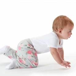 Gerber® 4-Pack Baby Girls Floral Microfleece Pants