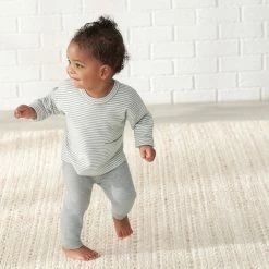 Brand new ❤️ Gerber® Kids Infant & Toddler Boys Gray Heather Striped Sweater With Pocket 🔔 8 Gerber® Kids Infant & Toddler Boys Gray Heather Striped Sweater With Pocket