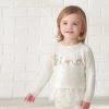 Gerber® Kids BabyPreemie - 24M Infant & Toddler Girls White Sweater With Tulle Trim