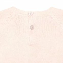 Gerber® Kids Infant & Toddler Girls Light Pink Sweater With Tulle Trim