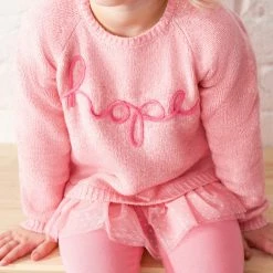 Gerber® Kids BabyPreemie - 24M Infant & Toddler Girls Pink Sweater With Tulle Trim