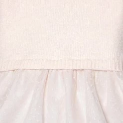 Gerber® Kids BabyPreemie - 24M Infant & Toddler Girls Light Pink Sweater Dress With Tulle Skirt