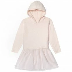 Gerber® Kids BabyPreemie - 24M Infant & Toddler Girls Light Pink Sweater Dress With Tulle Skirt