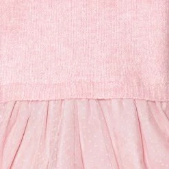 Gerber® Kids Infant & Toddler Girls Pink Sweater Dress With Tulle Skirt BabyPreemie - 24M