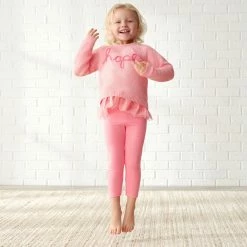 New 🧨 Gerber® Kids Infant & Toddler 👧 Girls Pink Leggings 👍 10 Gerber® Kids Infant & Toddler Girls Pink Leggings