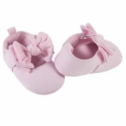 Gerber® Baby Girls Pink Slipper Shoes BabyPreemie - 24M