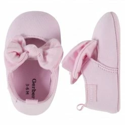 New 😀 Gerber® Baby 👧 Girls Pink Slipper 👟 Shoes BabyPreemie - 24M 🛒 7 Gerber® Baby Girls Pink Slipper Shoes BabyPreemie - 24M
