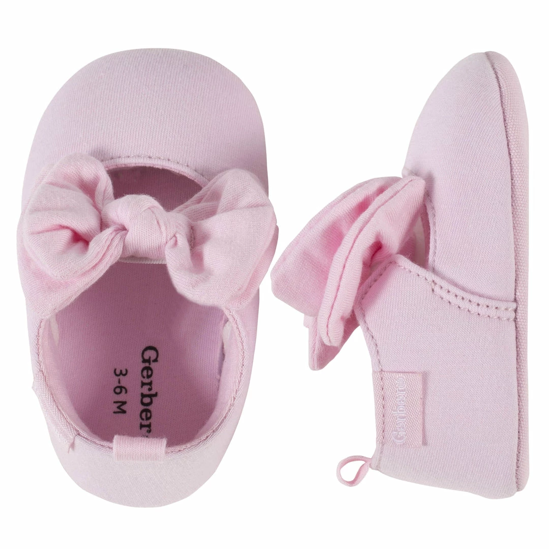 New 😀 Gerber® Baby 👧 Girls Pink Slipper 👟 Shoes BabyPreemie - 24M 🛒 4 Gerber® Baby Girls Pink Slipper Shoes BabyPreemie - 24M