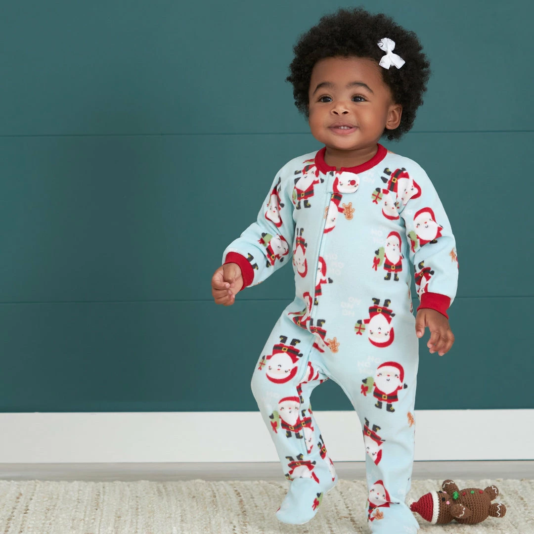 Wholesale 🛒 Gerber® BabyPreemie - 24M 2-Pack Baby & Toddler Neutral Santa Fleece Pajamas 💯 2 Gerber® BabyPreemie - 24M 2-Pack Baby & Toddler Neutral Santa Fleece Pajamas