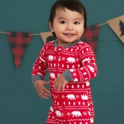 Budget ✔️ Gerber® Baby Neutral Bear Fair Isle Snug Fit Footed Cotton Pajamas 🔔 14 Gerber® Baby Neutral Bear Fair Isle Snug Fit Footed Cotton Pajamas
