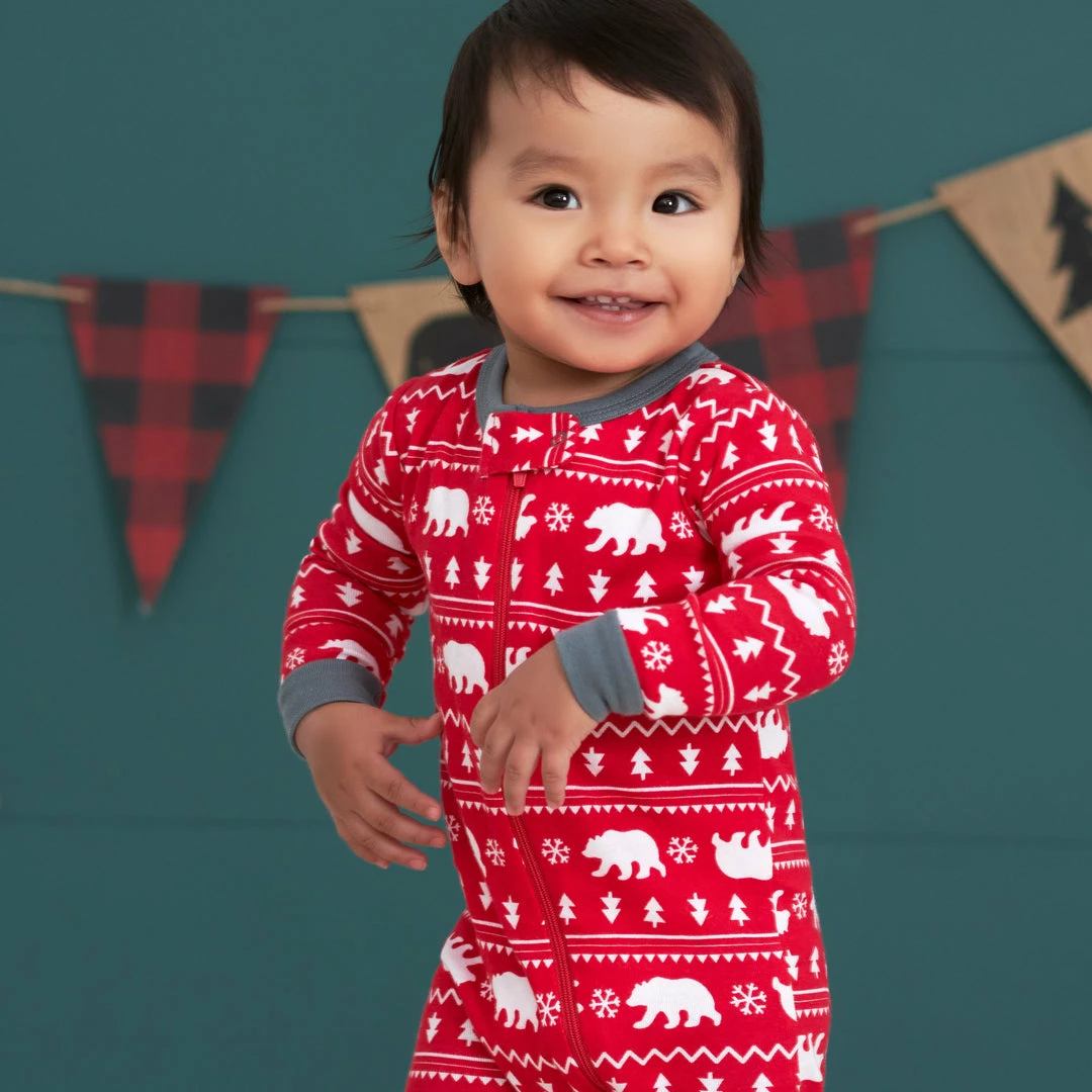 Budget ✔️ Gerber® Baby Neutral Bear Fair Isle Snug Fit Footed Cotton Pajamas 🔔 7 Gerber® Baby Neutral Bear Fair Isle Snug Fit Footed Cotton Pajamas