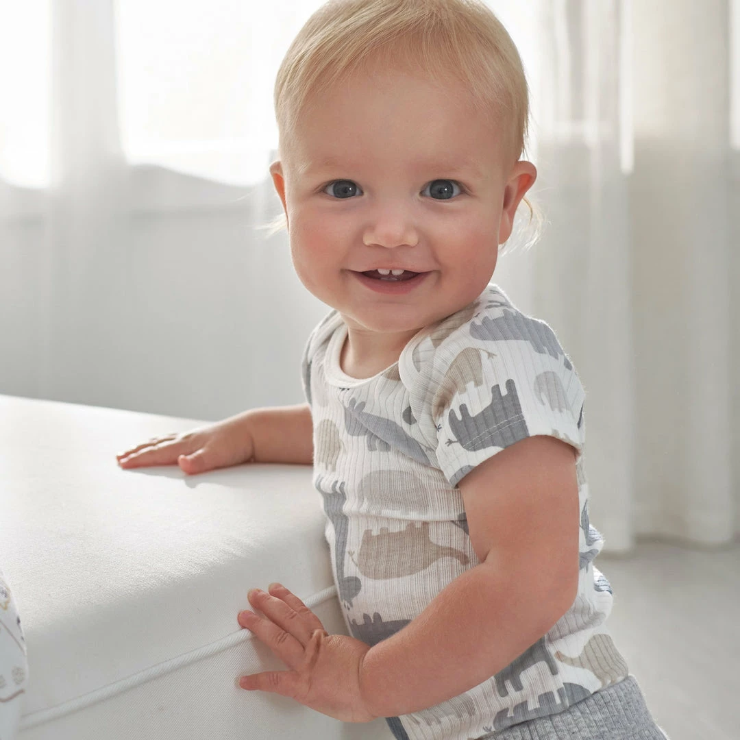 Coupon 👏 Gerber® 5-Pack Organic Baby Boys Jungle Short Sleeve Onesies® Bodysuits ✔️ 7 Gerber® 5-Pack Organic Baby Boys Jungle Short Sleeve Onesies® Bodysuits