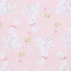 Gerber® 5-Pack Baby Girls Mommy & Me Bunny Flannel Receiving Blankets BabyPreemie - 24M